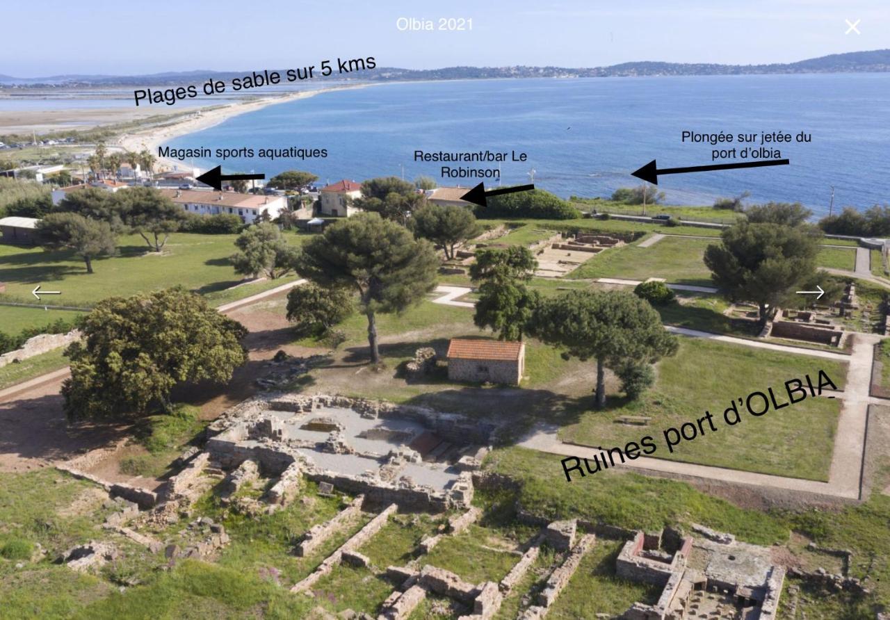 Villa Lou Gecko Hyeres Bagian luar foto
