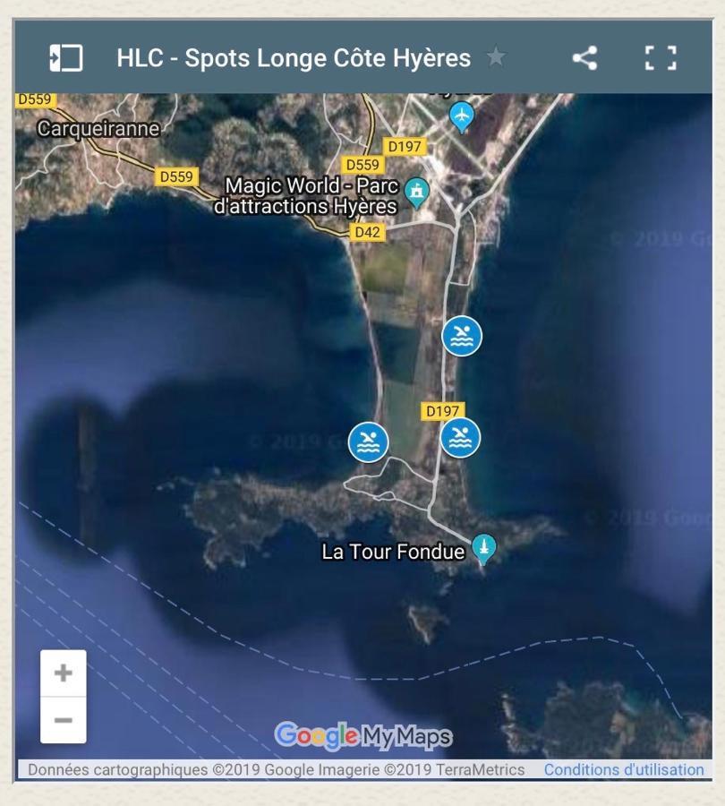Villa Lou Gecko Hyeres Bagian luar foto