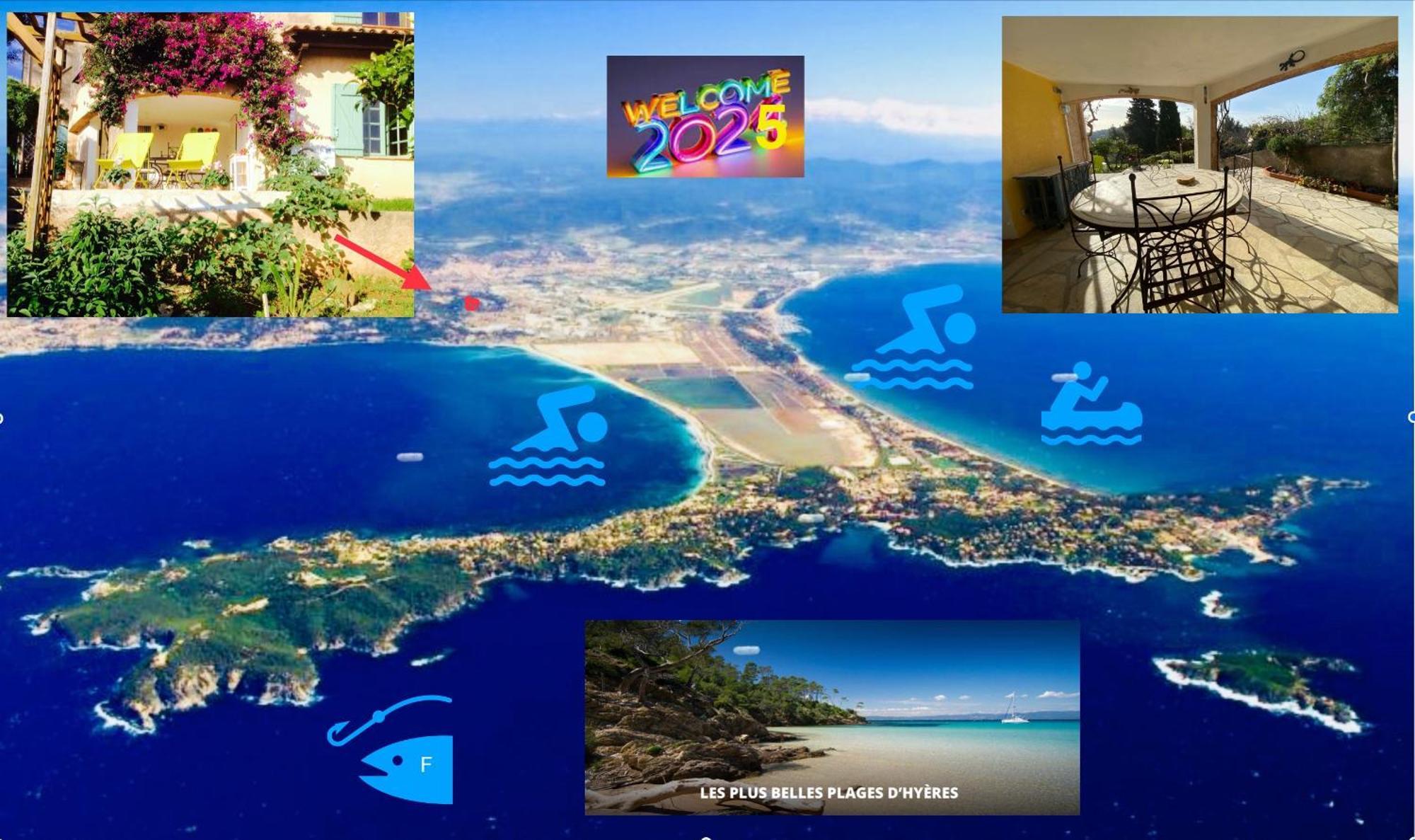 Villa Lou Gecko Hyeres Bagian luar foto